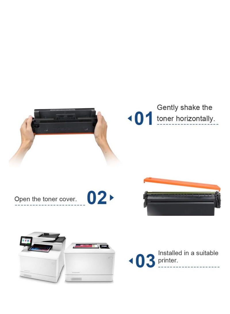EASY PRINT 415A toner cartridge set compatible with W2030A/K, W2031A/C, W2032A/Y& W2033A/M  - Image 3