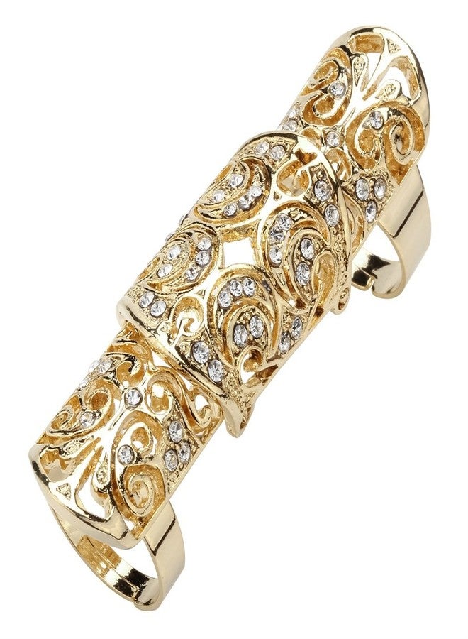 Szxc خاتم كريستالي مزدوج قابل للتعديل من Szxc Jewelry للنساء - Image 1