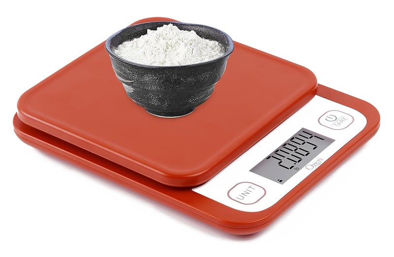 Ozeri Garden and Kitchen Scale II, with 0.1 g (0.005 oz) 420 Variable Graduation Technology, Burnt Ochre - Image 4