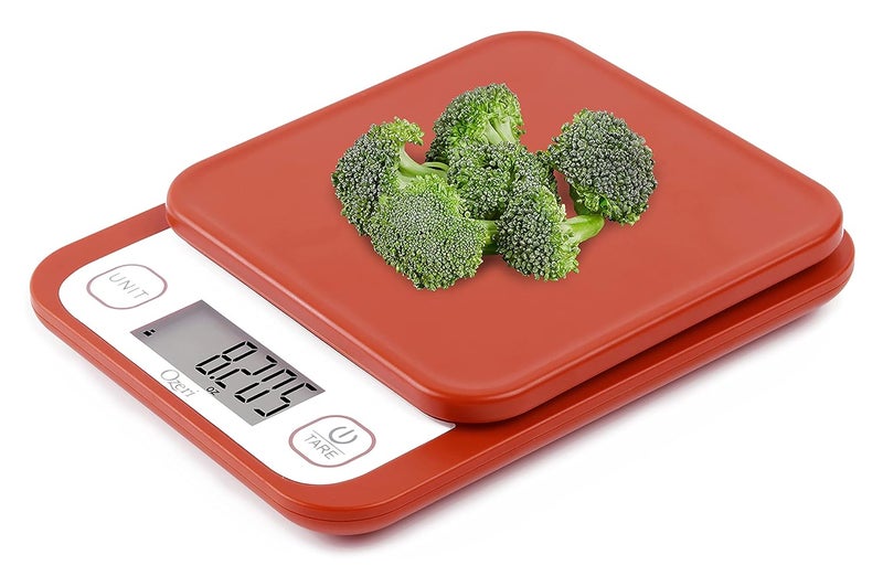 Ozeri Garden and Kitchen Scale II, with 0.1 g (0.005 oz) 420 Variable Graduation Technology, Burnt Ochre - Image 5