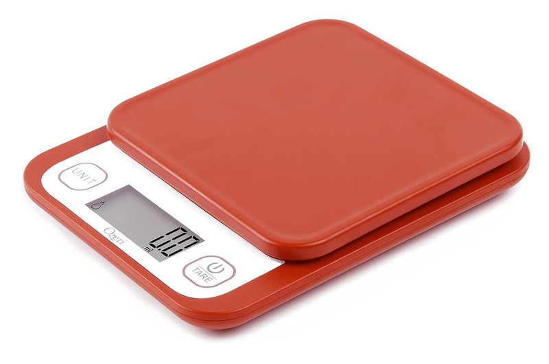 Ozeri Garden and Kitchen Scale II, with 0.1 g (0.005 oz) 420 Variable Graduation Technology, Burnt Ochre - Image 1