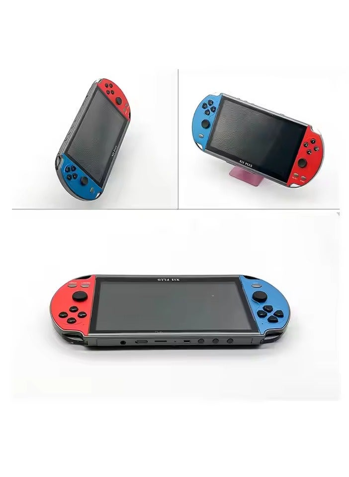 X12 Plus 7 inch Video Game Console Handheld Portable MP5, Built in 1000 Games,16GB Memory, Nostalgic Arcade Game Console with Joystick,Support GBC/GBA/NES/MD/SMC/SFC - Image 4