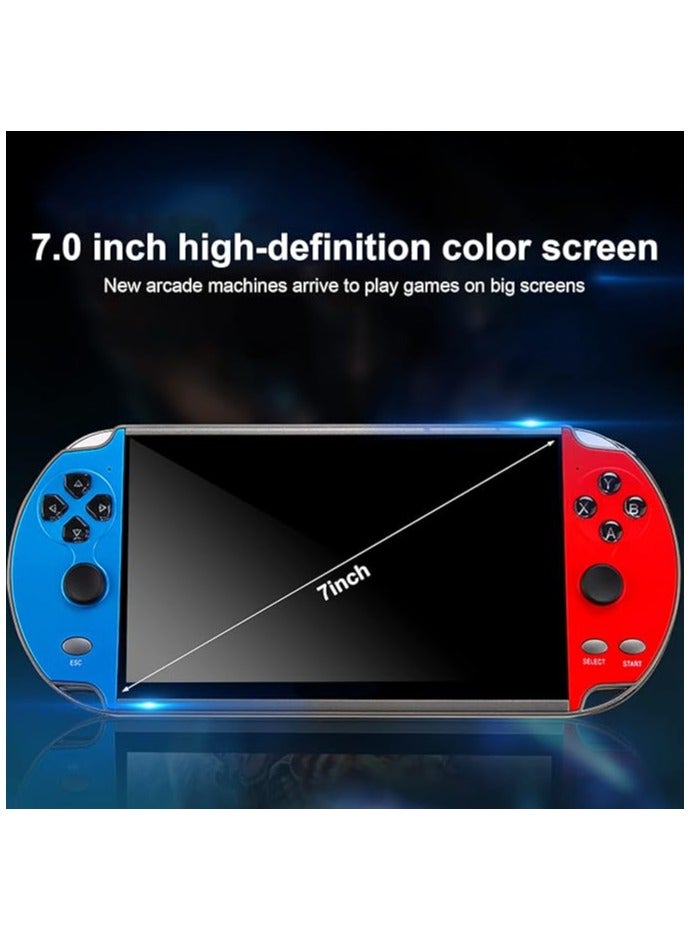 X12 Plus 7 inch Video Game Console Handheld Portable MP5, Built in 1000 Games,16GB Memory, Nostalgic Arcade Game Console with Joystick,Support GBC/GBA/NES/MD/SMC/SFC - Image 5