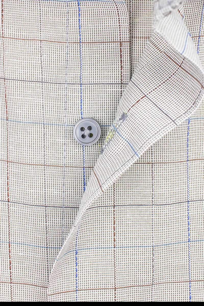 Varetta Men's Light Gray Short Sleeve Classic Cut Collar Buttoned One Pocket Shirt