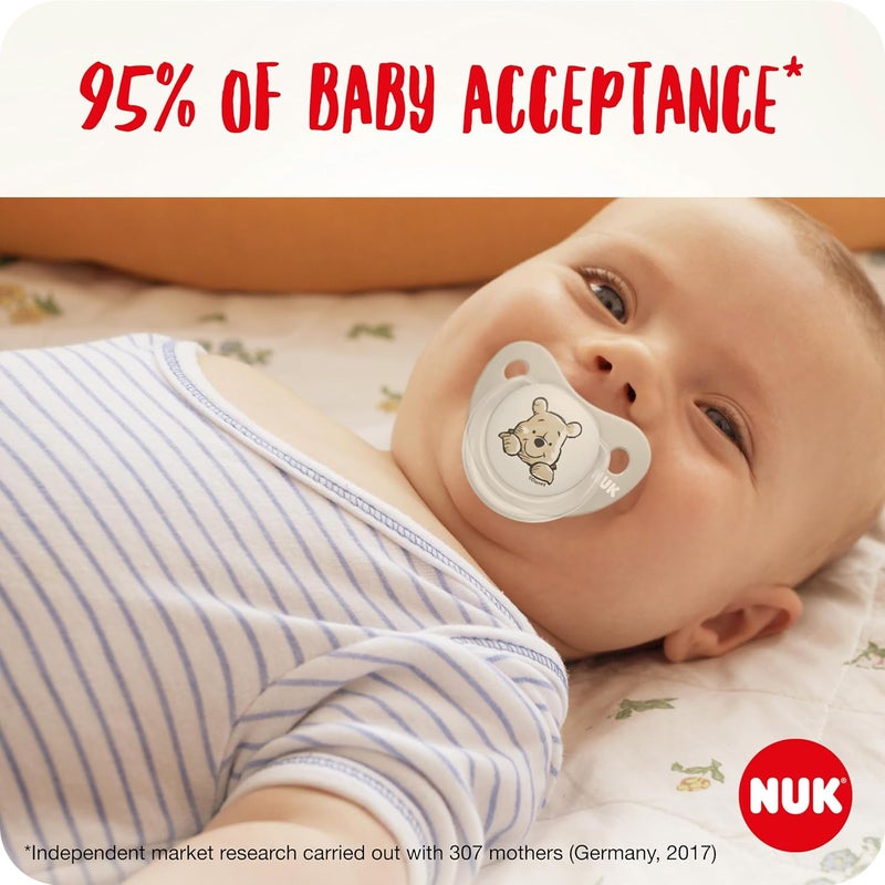 NUK Trendline Silicone Soother Pack with Disney Mickey Mouse - Image 4