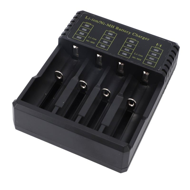 Smart LED Universal USB 4 Slots Battery Charger for Li Ion 26650 18500 18490 18350 17670 14500 10440 16340 RCR123 Ni MH Ni Cd AA AAA AAAA C Batteries - Image 5