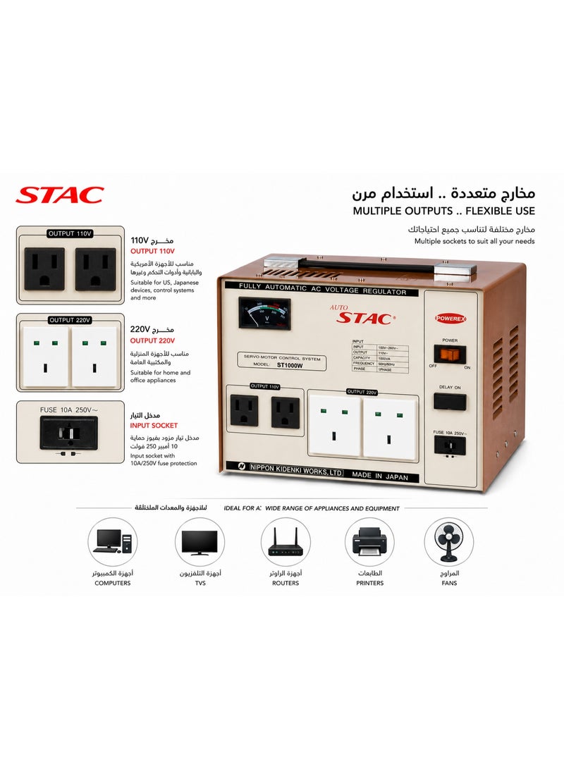 ستاك مثبت كهرباء ياباني 1000 واط - Image 5