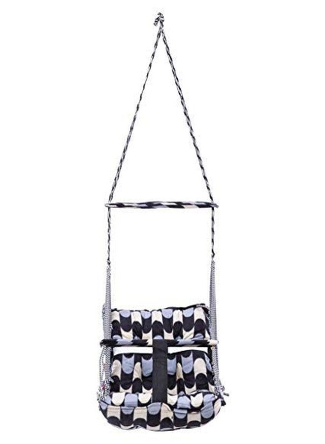 Mahi Enterprise? Presents Cotton Swing for Kids Baby's Children Folding and Washable 1-3 Years with Safety Belt Home Garden Jhula for Babies for Indoor Outdoor(Multicolor) - Image 5