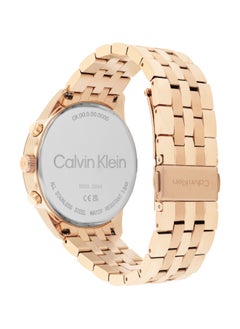 CALVIN KLEIN ساعة يد رجالية أنالوج دائرية من الفولاذ المقاوم للصدأ 25200376 - 44 مم  - Image 2