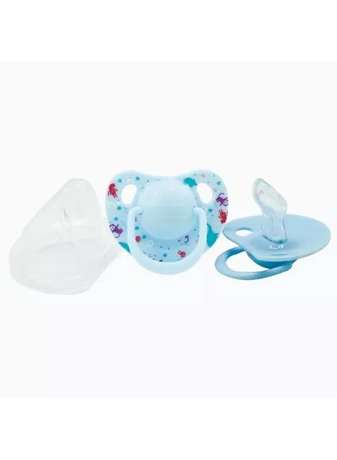 Optimal Orthodontic Silicone Pacifier 6M+, Assorted - Image 3