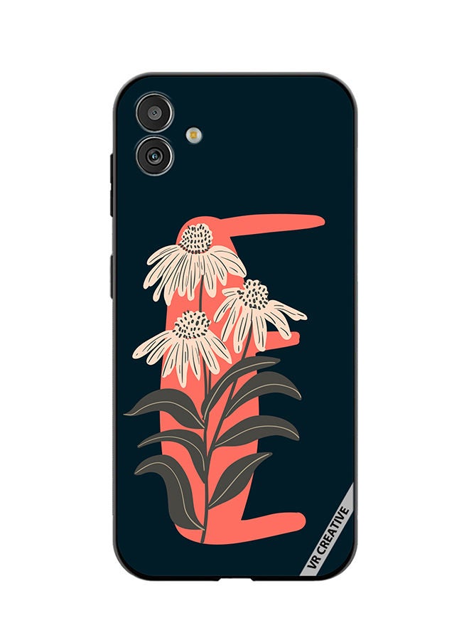 VR CREATIVE Protective Case Cover For Samsung Galaxy M13 5G Alphabet E Design Multicolour - Image 1