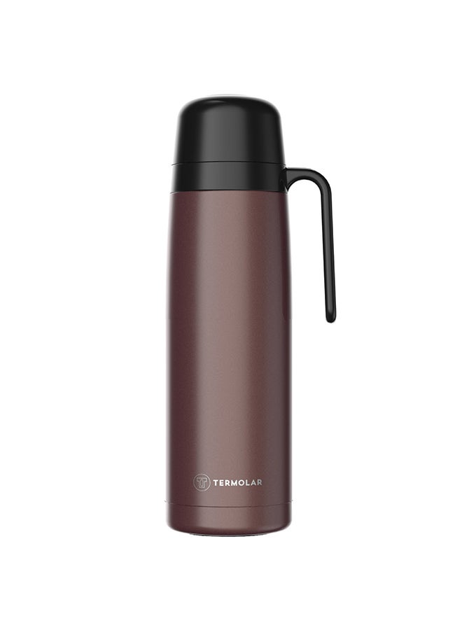 Termolar Stainless Steel R-Eolution Bronze Vacuum Insulated Bottle , Portable Bottle , Indoor And Outdoor Use , Easy To Clean 1 Ltr, Tr57747