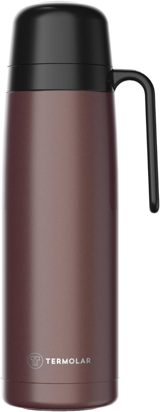 Termolar Stainless Steel R-Evolution Bronze Vacuum Insulated Bottle - 1 Liter, Portable for Indoor and Outdoor Use - Image 1