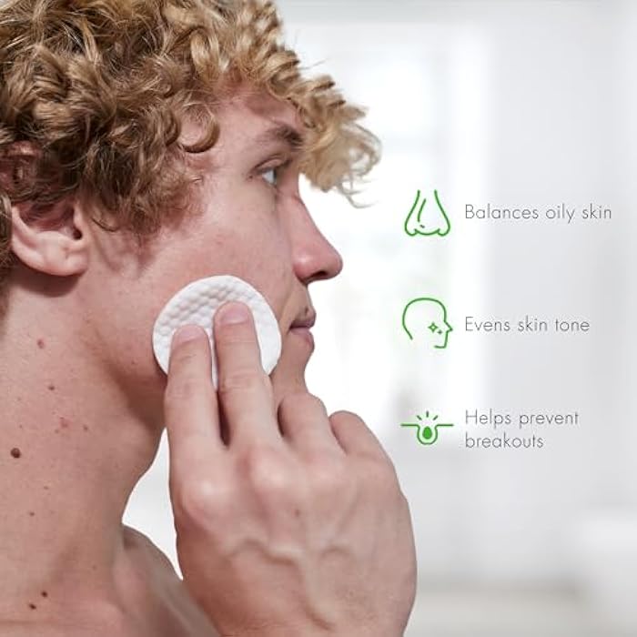 Tiege Hanley Glycolic Acid Pads for Men, Exfoliating Face Cleansing Pads for Forehead, Nose & Cheeks, Facial Wipes with Glycolic, Salicylic & Lactic Acid, Men’s Skin Care, 30 Count - Image 5