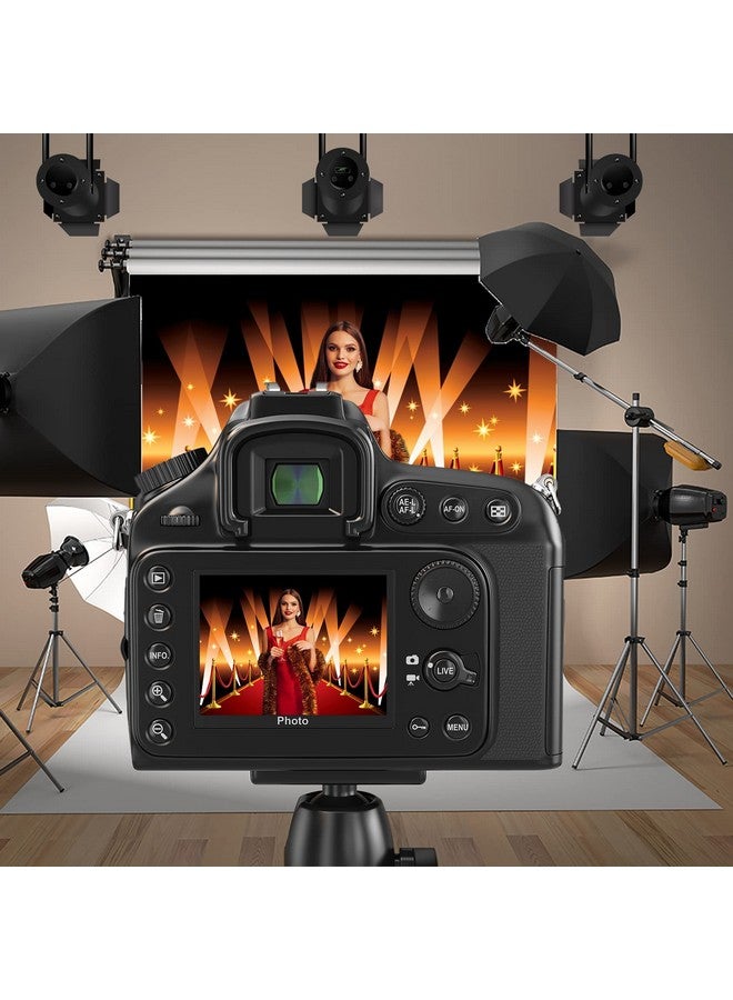 CSFOTO ستارة خلفية سجادة حمراء 6X4 قدم لموضوع الفيلم - زينة حدث عيد ميلاد - ستارة خلفية لموضوع هوليوود لحفلات التصوير - ستارة خلفية سجادة حمراء VIP - Image 5