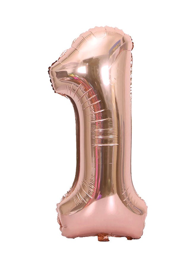 NIBEMINENT 1 Number Aluminum Foil Balloon 40inch - Image 1