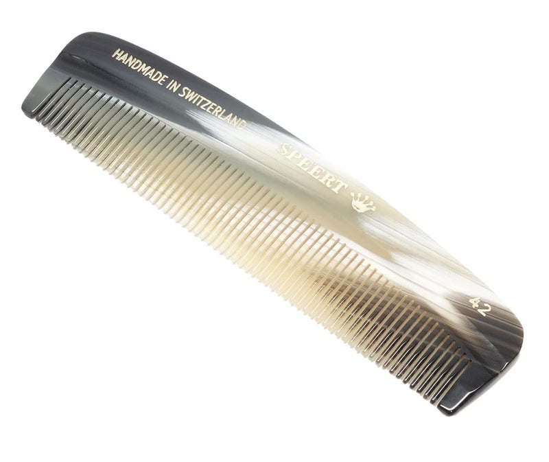 42 Hair Comb Women/Men Beige Grey Horn Combs for Men, Small Hair Combs for Women Accessories Hair Styling Comb, Hair Side Combs for Women Combs for Hair Stylist Kids Comb French Combs