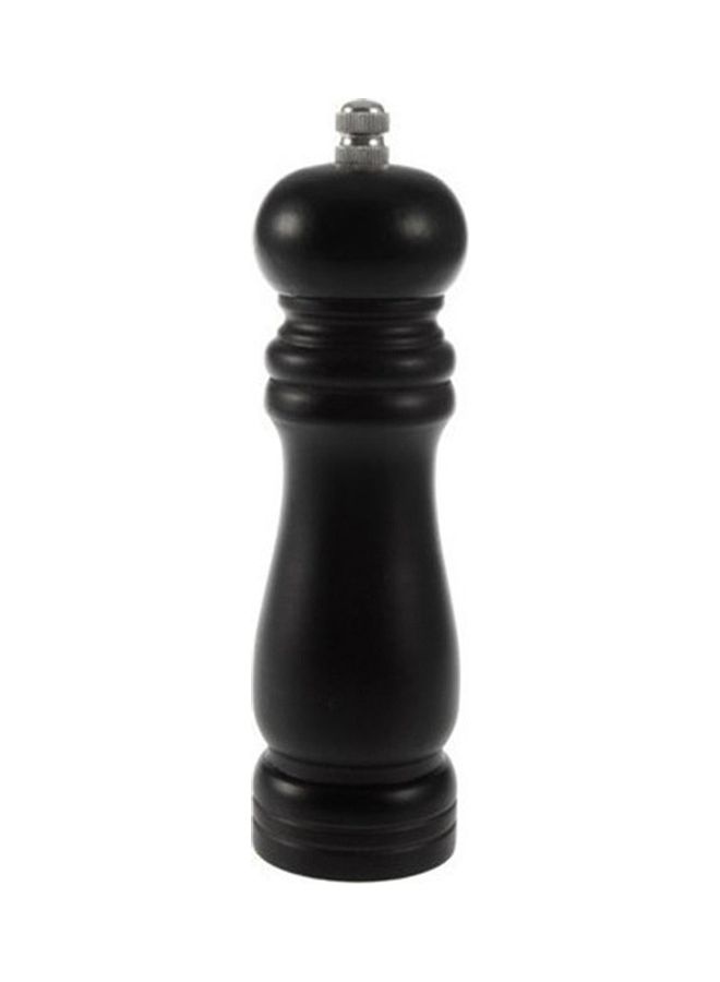 Loquat Handle Wood Manual Pepper Grinder Black 
