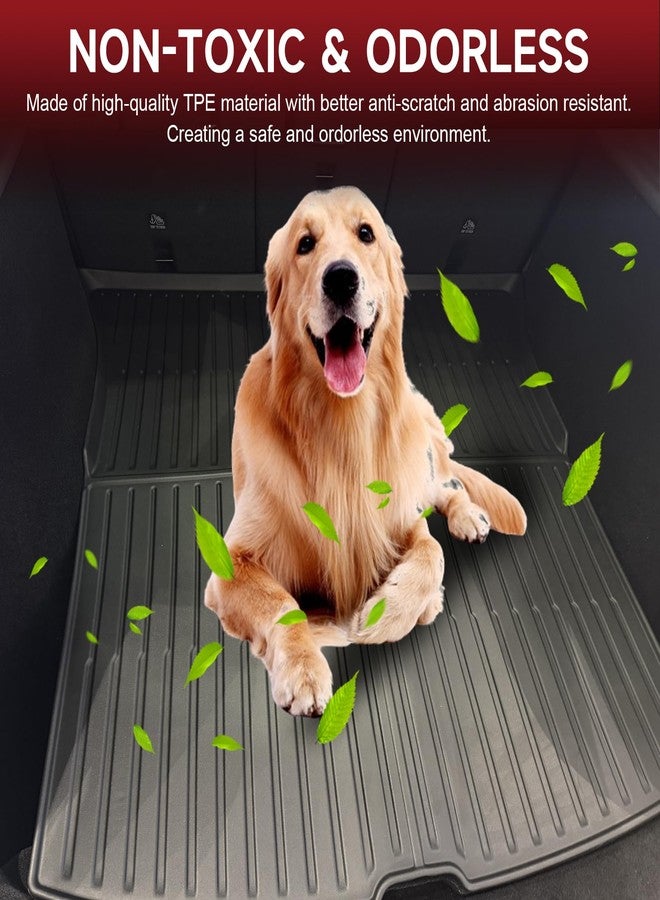 KIKIMO Cargo Mat for 2025 Tesla Model Y Juniper, for Tesla New Model Y 5-Seater Accessories, All Weather TPE Cargo Liner, Custom Fit Heavy Duty Non Slip Trunk Protector - Image 5