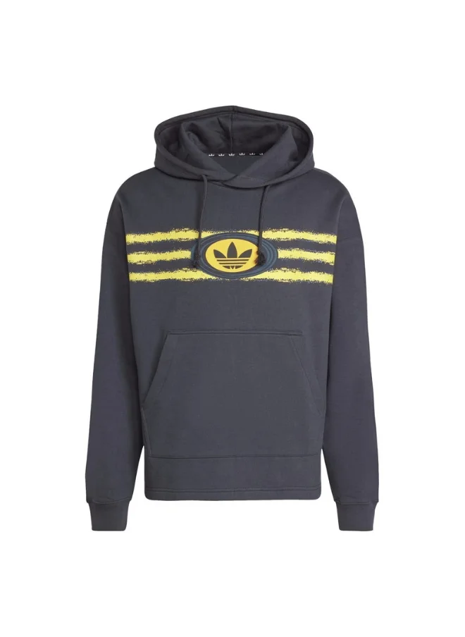 Adidas adidas GRAPHIC HOODIE Grey Originals Men SWEATSHIRTS