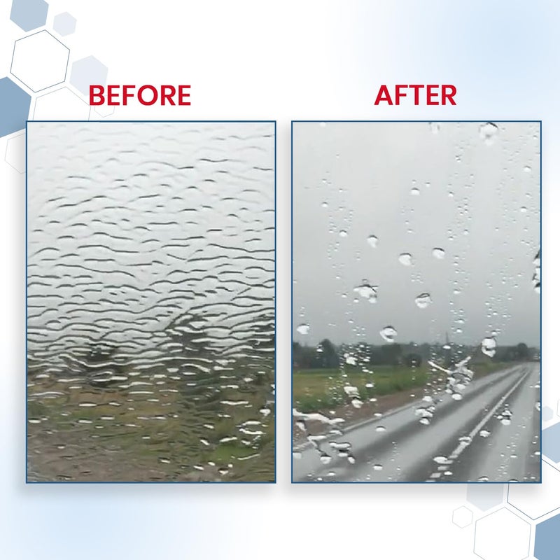DETAILMAX Glass Sealant 100ml, Rain Water Repellent For Car Windshield Long Lasting Hydrophobic Coating, Can Be Used On All Glass Surfaces for Superior Glass Protection and Unmatched Clarity - Image 2
