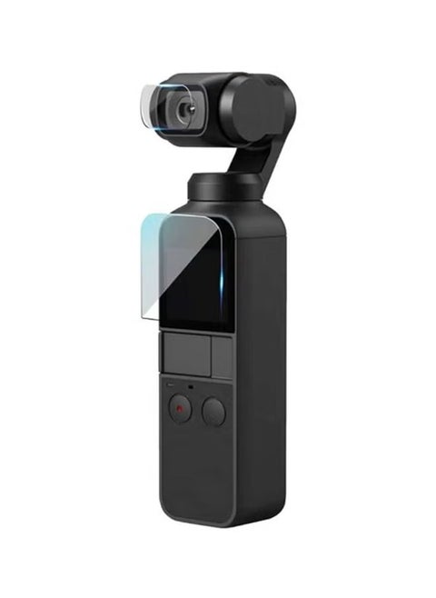 2-Piece Tempered Glass Screen Protector For Osmo Pocket Gimbal Camera Clear