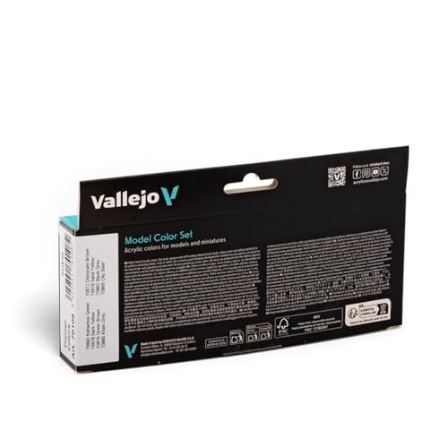 Vallejo - Model Color Panzer Colors Set | Modeling Acrylic Paints | 8 bottles x 18 ml (0.60 fl.oz.) - Image 3