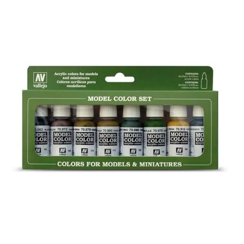Vallejo - Model Color Panzer Colors Set | Modeling Acrylic Paints | 8 bottles x 18 ml (0.60 fl.oz.) - Image 4