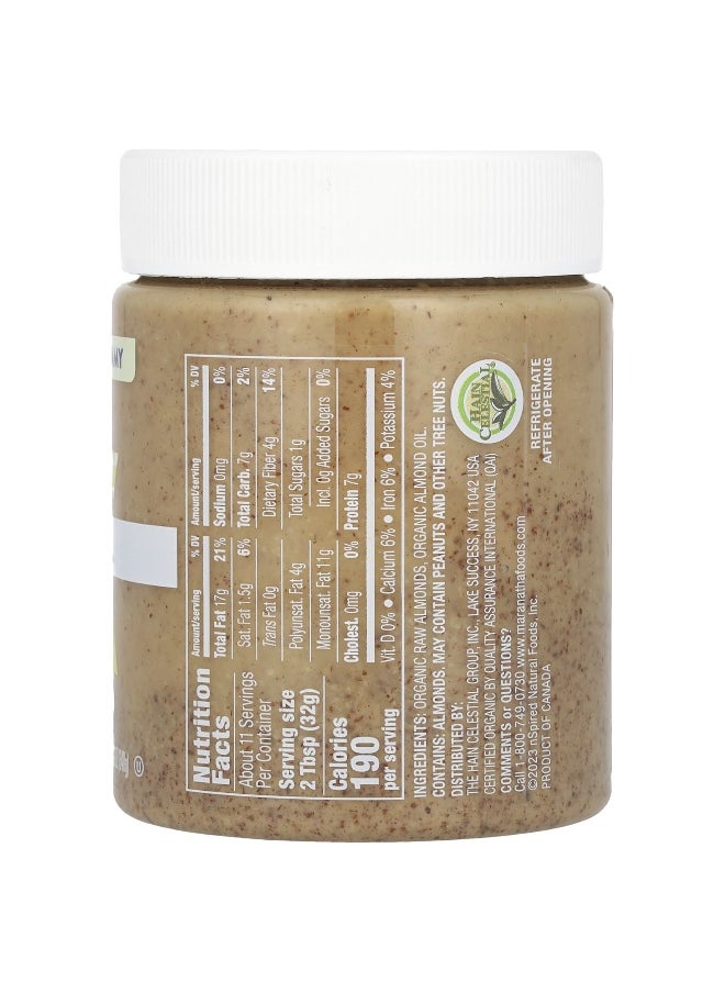 MaraNatha MaraNatha, Organic Raw Almond Butter, Creamy, 12 oz (340 g)  - Image 2