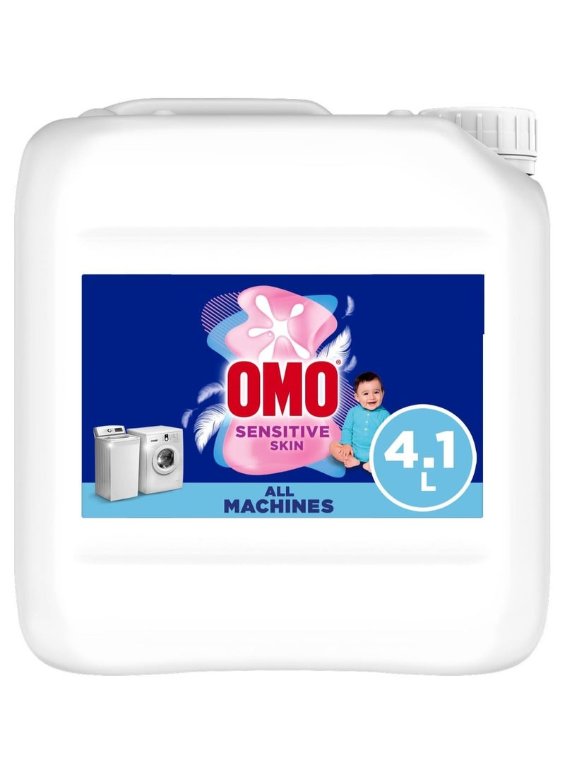 Omo - Automatic Liquid Laundry Detergent for Sensitive Skin 4.1L - Image 1