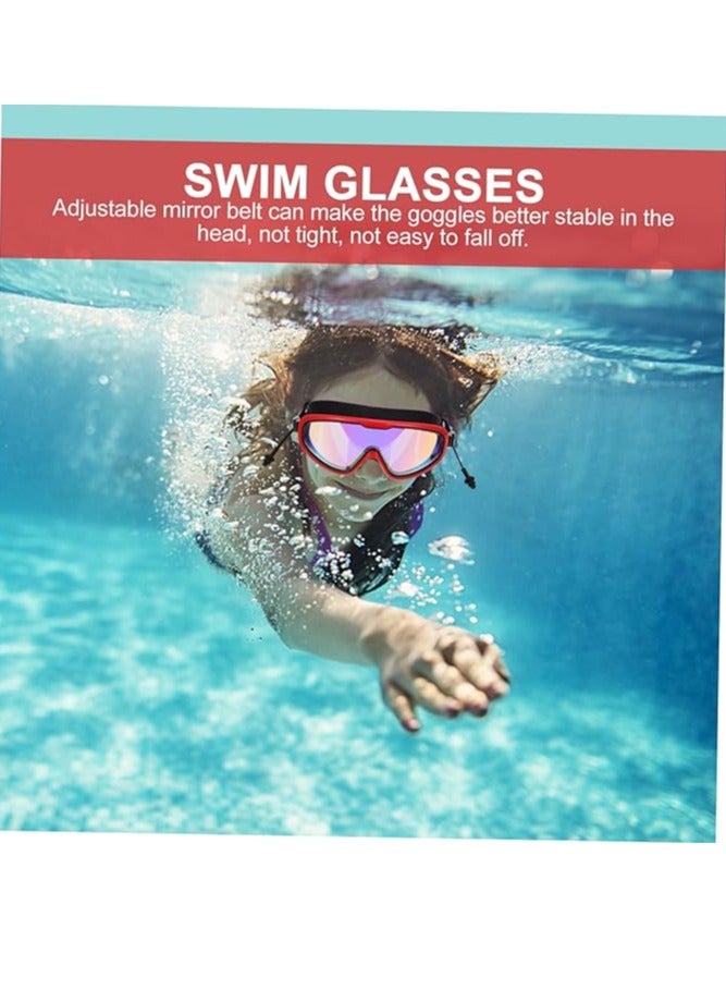 Joerex Professional Swimming Goggles - Anti Fog Big Lenses For Wider and Clear Vision, Earplugs, Adjustable and Leakproof Swim Glasses For All Level Swimmers, Men, Women  - Image 2