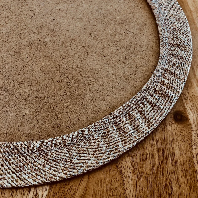 Desenİzmir Desizmir American Placemat Jute Pattern 6-Piece