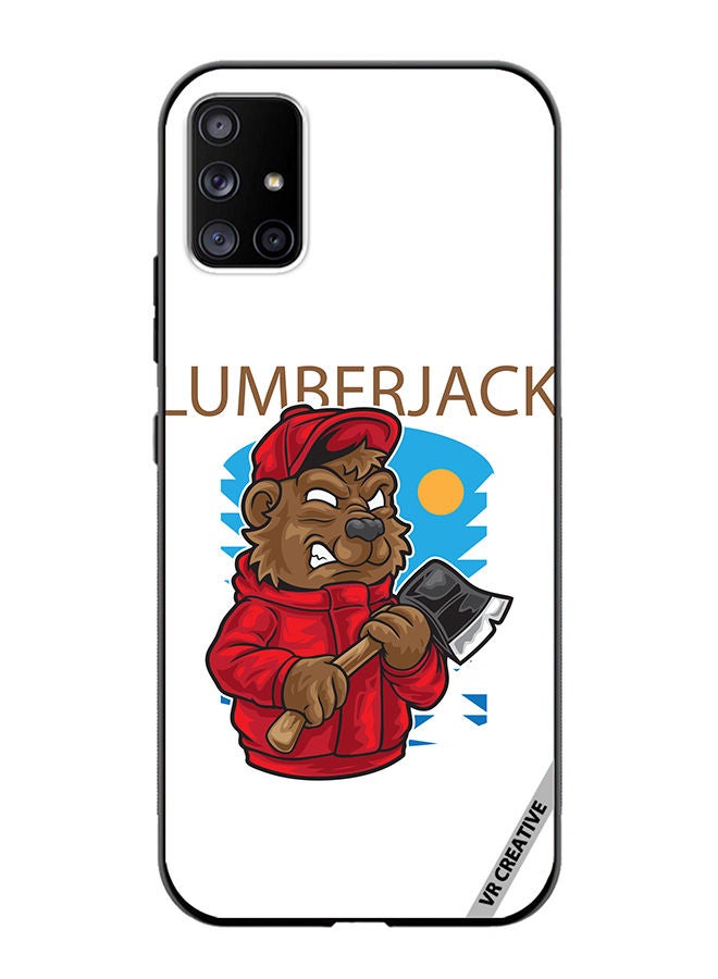 VR CREATIVE Protective Case Cover For Samsung Galaxy A51 5G Lumber Jack Design Multicolour - Image 1