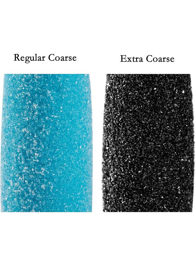 12PCs Replacement Rollers Compatible with Perfect Wet&Dry Footfile (6 Extra 6 Regular(Blue)) Electric foot grinder replacement head - Image 3