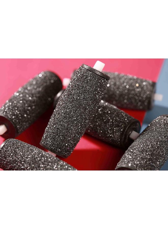 12PCs Replacement Rollers Compatible with Perfect Wet&Dry Footfile (6 Extra 6 Regular(Blue)) Electric foot grinder replacement head - Image 2