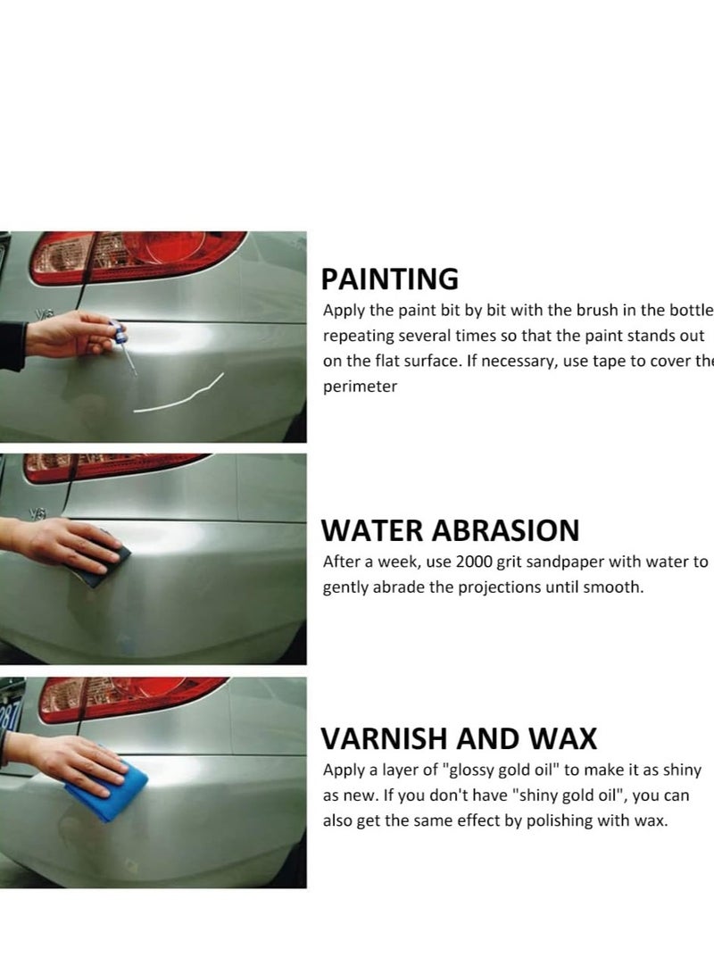 Color Easy Car Touch Up Paint Pen (Black) - 3-in-1 Scratch Repair Kit, Quick-Dry Automotive Paint for Minor Scratches/Chips, Factory-Matched Color Restore Pen - Image 5