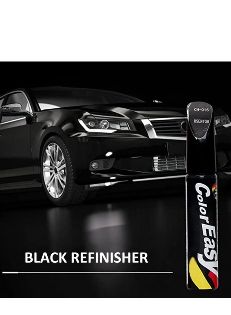 Furtey Car Touch Up Paint Pen (Black) - 3-in-1 Scratch Repair Kit, Quick-Dry Automotive Paint for Minor Scratches/Chips, Factory-Matched Color Restore Pen - Image 4