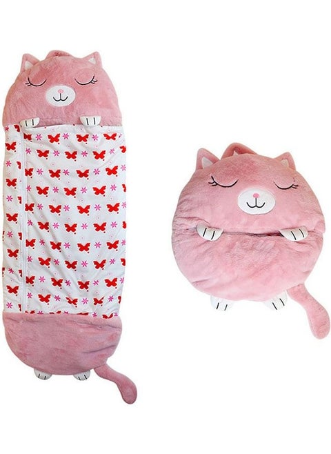 Children's Sleeping Bag  Plus Velvet To Keep Warm Cartoon Lazy Warm Sleeping Bag Sleeping Bag (four Colors Optional)