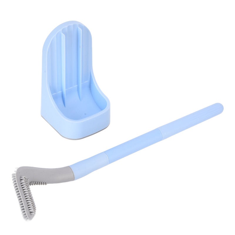 Golf Toilet Brush: Iceberg Blue, 360 Degree Cleaning - Non Stick Hair, High Quality TPR & PP Material for Bathroom Hotel Home Cleaning - Image 1