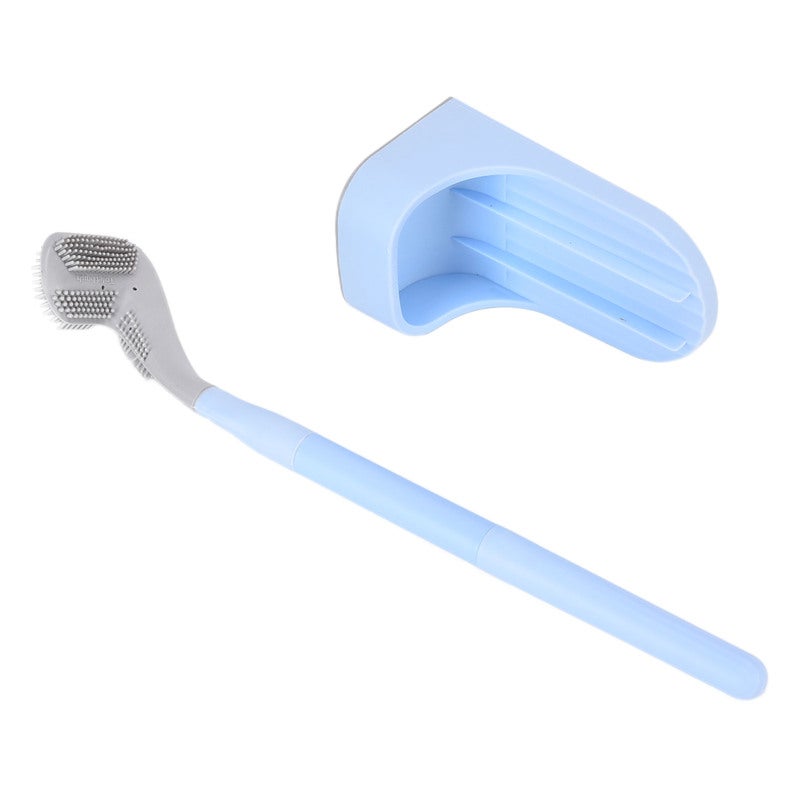 Golf Toilet Brush: Iceberg Blue, 360 Degree Cleaning - Non Stick Hair, High Quality TPR & PP Material for Bathroom Hotel Home Cleaning - Image 4