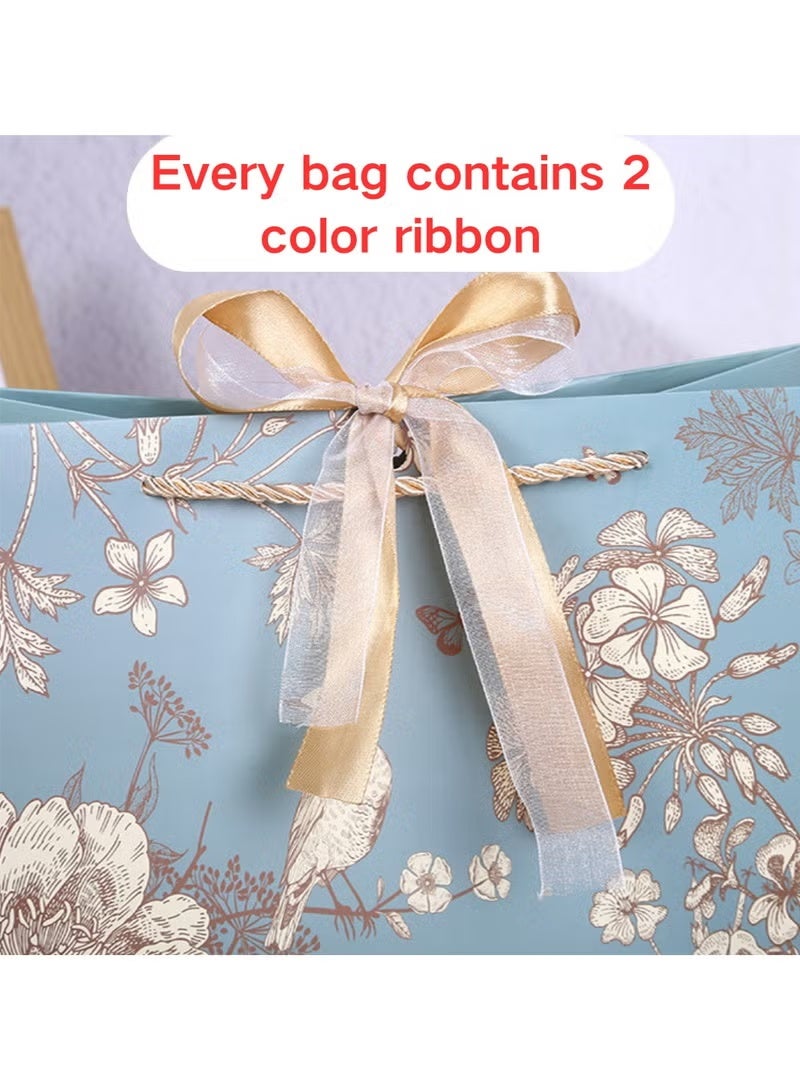 36x12x24cm Gift Bag, 20-piece Set Colorful Flower Pattern Gift Bag, Portable Paper Gift Bag for Big Size Gift Bags, Birthday Mother’s Day Bags, Wedding Party - Image 5