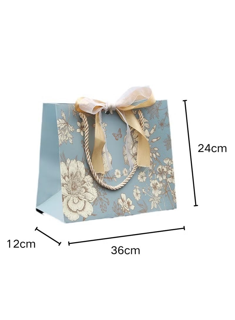 36x12x24cm Gift Bag, 20-piece Set Colorful Flower Pattern Gift Bag, Portable Paper Gift Bag for Big Size Gift Bags, Birthday Mother’s Day Bags, Wedding Party - Image 2