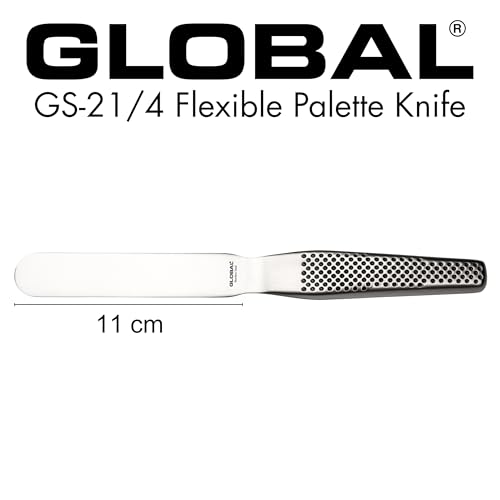 Global 4 inch Straight Spatula, Stainless Steel, GS-21/4 - Image 2
