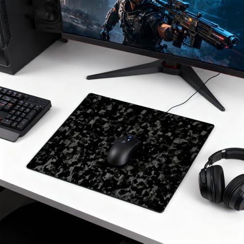 Banjiang Multipurpose Carbon Fiber Mouse Pad - Hard, Thin, and Lightweight for Office, Gaming, and Daily Computer Use on Desk or Lap (3k Twill, Small) - Image 5