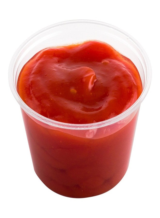 Restaurantware Basic Nature 3 Ounce Sauce Cups 100 Condiment Cups - Lids Sold Separately Disposable Clear PLA Plastic Portion Cups For Samples Sauces Or Toppings - Image 1