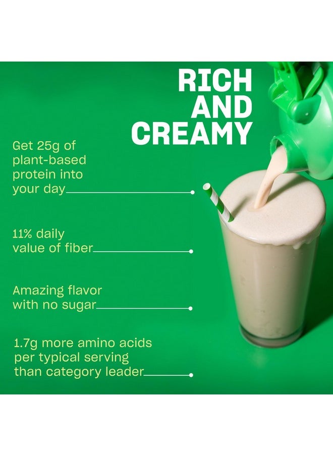 Vega Original Protein Powder, Creamy Vanilla Plant Based Protein Drink Mix For Water, Milk And Smoothies, 32.5 Oz  - Image 2