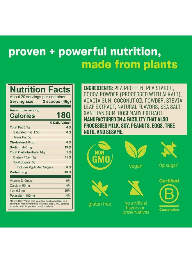 Vega Original Protein Powder, Creamy Vanilla Plant Based Protein Drink Mix For Water, Milk And Smoothies, 32.5 Oz  - Image 4