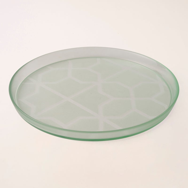 لا ميسا طقم عشاء بورسلان 18 قطعة باللون الأبيض و الأخضر من مجموعة صَفَاء - Image 3