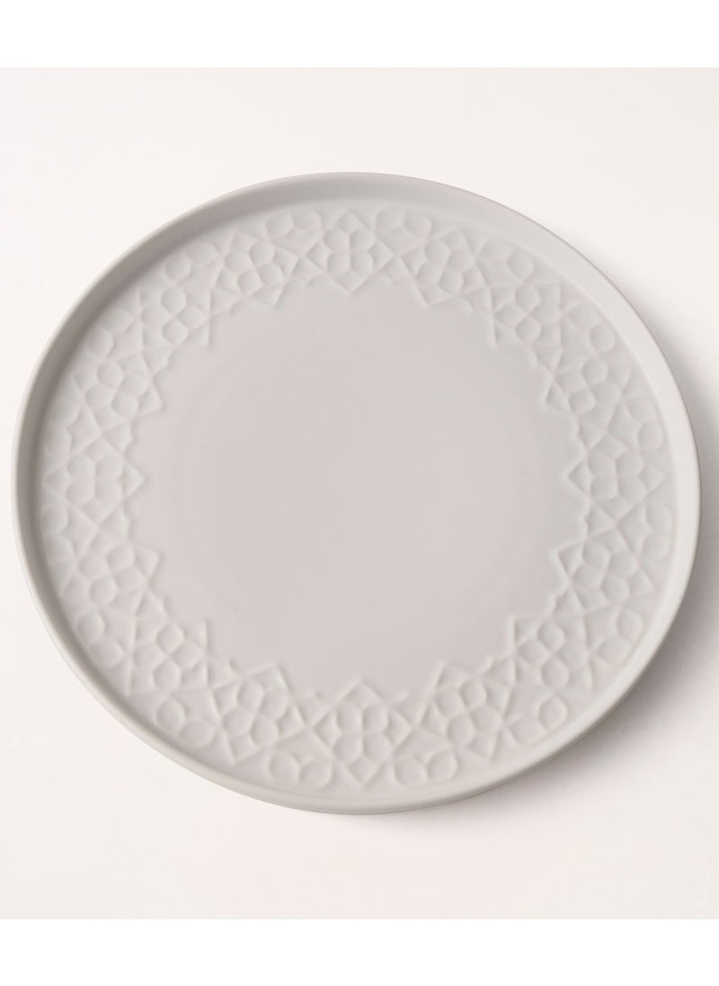 La Mesa 18 Pieces Porcelain Dinner Set White 63.5x41.5x31 cm  - Image 4
