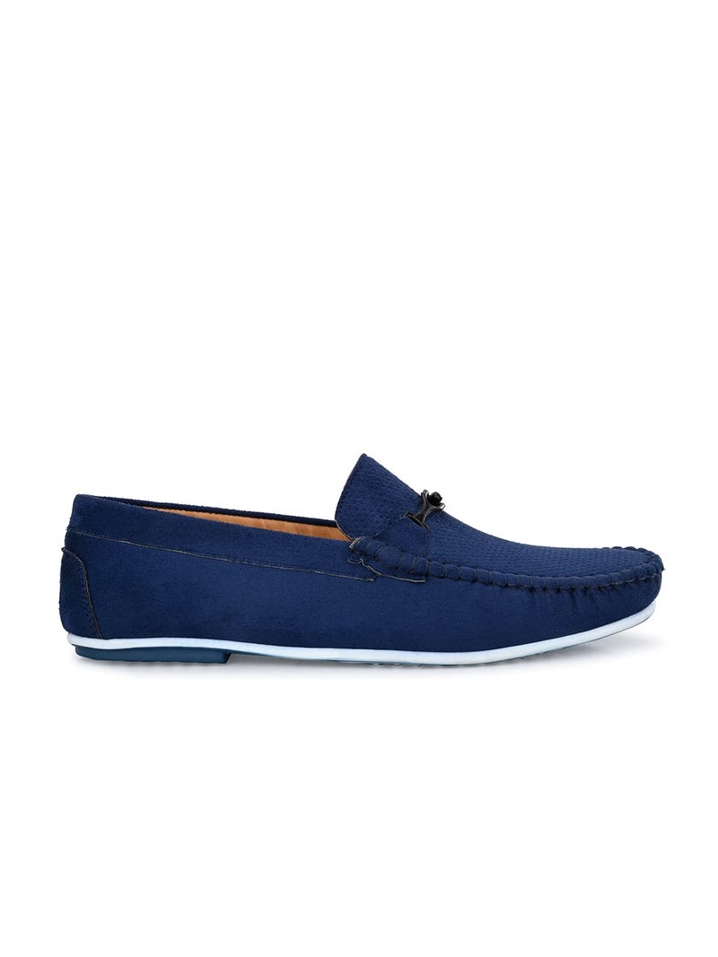 MACTREE Men's Premium Casual Loafers (Blue, Numeric_6) - Image 5